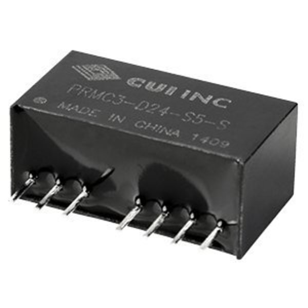 Cui Inc DC to DC Converter, 12V DC to 5V DC, 1VA, 0 Hz PRMC3-D12-S5-S